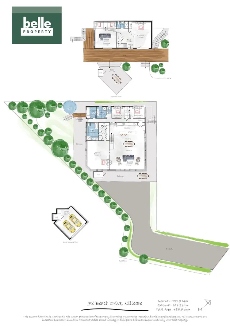 Floorplan of Homely house listing, 78 Beach Drive, Killcare NSW 2257