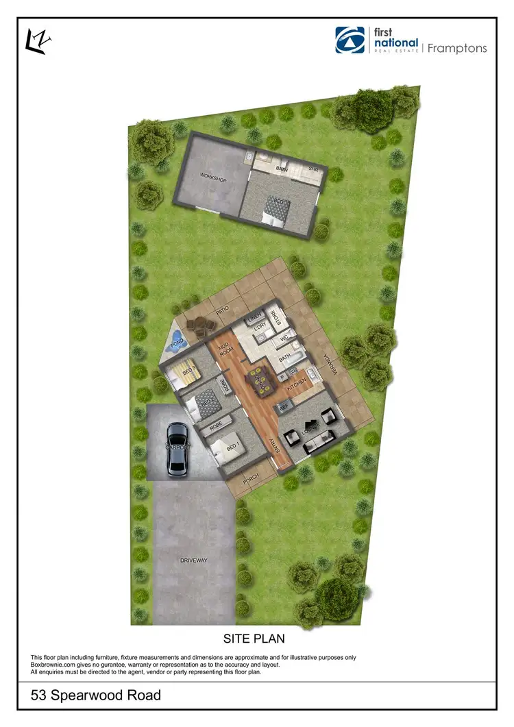 Floorplan of Homely house listing, 53 Spearwood Road, Sadadeen NT 870