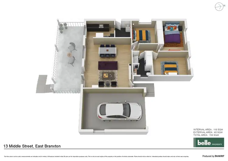 Floorplan of Homely house listing, 13 Middle Street, East Branxton NSW 2335