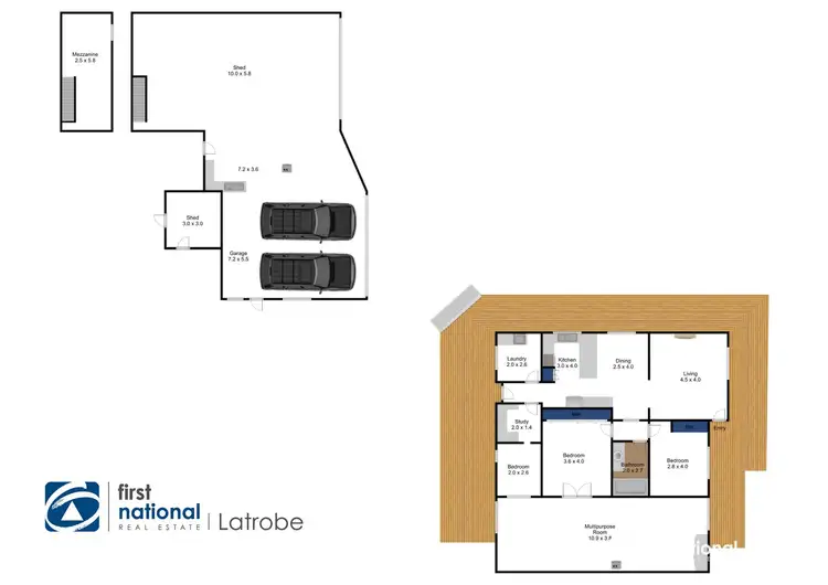 Floorplan of Homely house listing, 12-14 Timmins Street, Toongabbie VIC 3856