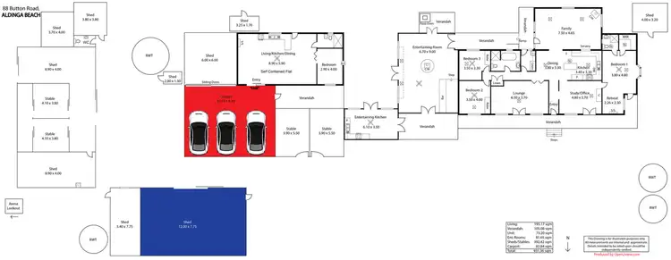 Floorplan of Homely house listing, 88 Button Road, Aldinga Beach SA 5173