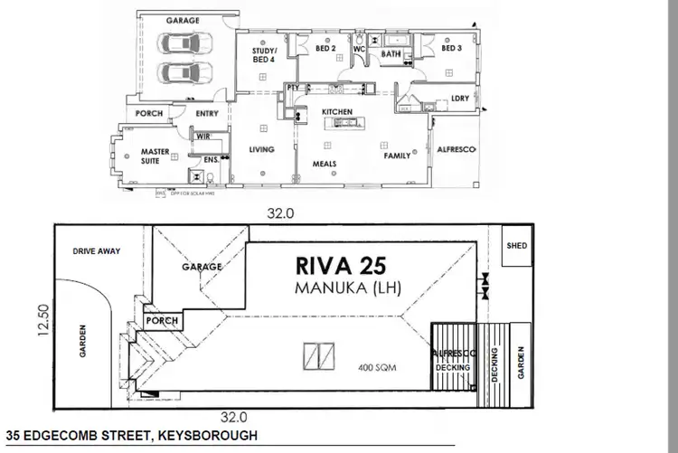 Floorplan of Homely house listing, 35 Edgecomb Street, Keysborough VIC 3173