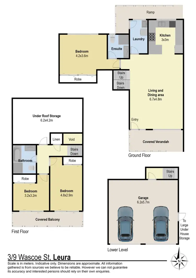 Floorplan of Homely townhouse listing, 3/9-11 Wascoe Street, Leura NSW 2780