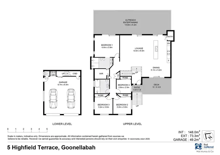 Floorplan of Homely house listing, 5 Highfield Terrace, Goonellabah NSW 2480