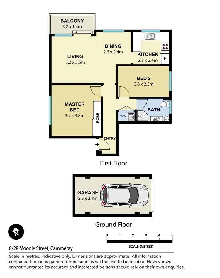 Floorplan of Homely apartment listing, 8/28 Moodie Street, Cammeray NSW 2062