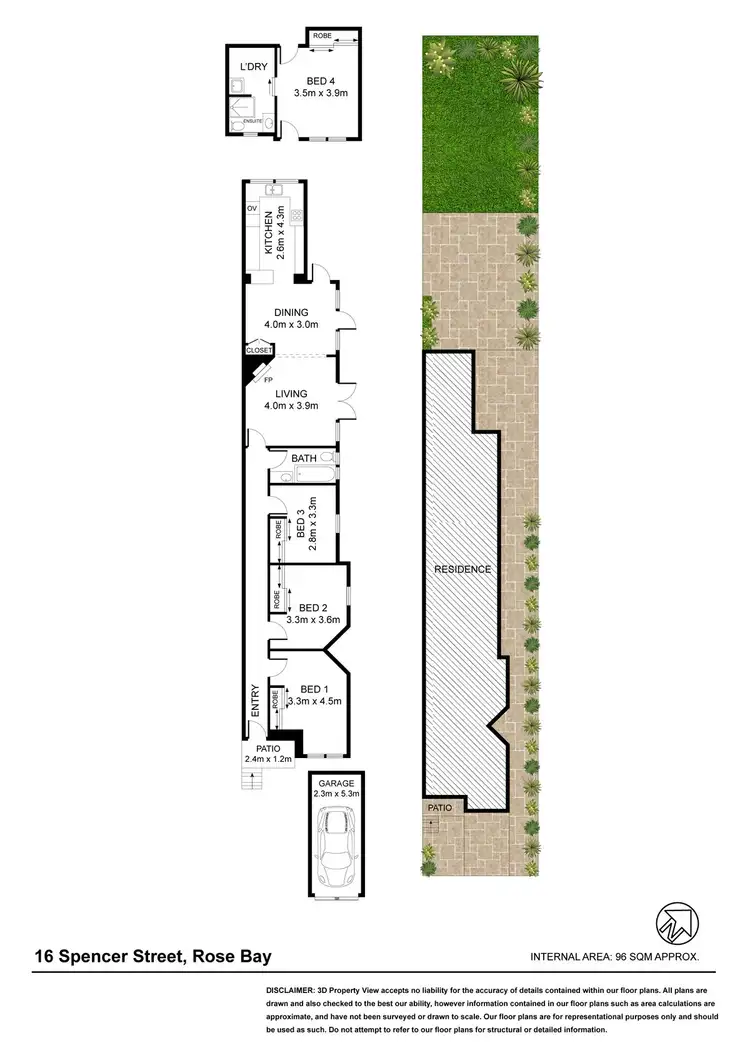 Floorplan of Homely house listing, 16 Spencer Street, Rose Bay NSW 2029