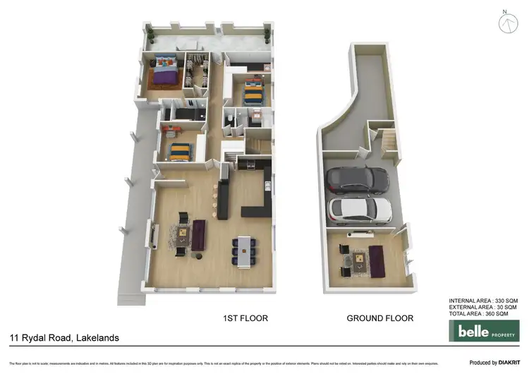 Floorplan of Homely house listing, 11 Rydal Road, Lakelands NSW 2282