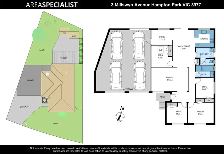 Floorplan of Homely house listing, 3 Millswyn Avenue, Hampton Park VIC 3976