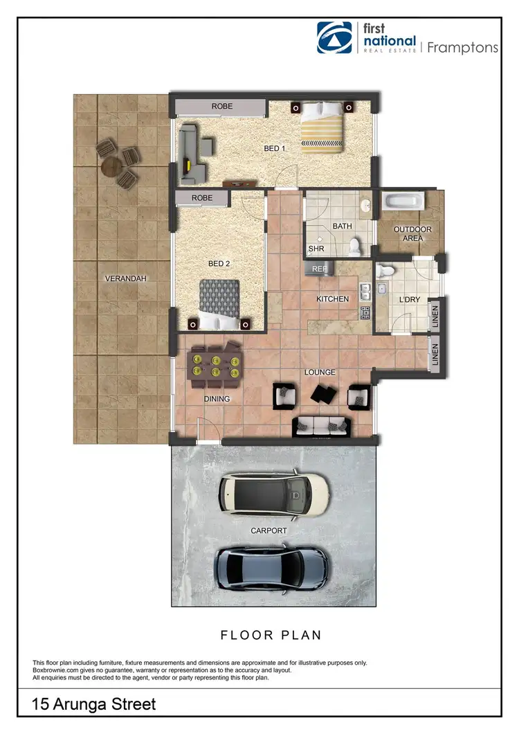 Floorplan of Homely house listing, 15 Arunga Street, The Gap NT 870