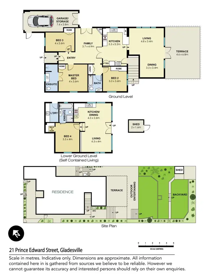 Floorplan of Homely house listing, 21 Prince Edward Street, Gladesville NSW 2111