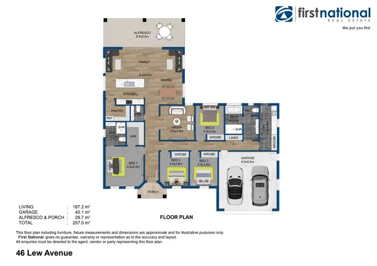 Floorplan of Homely house listing, 46 Lew Avenue, Eglinton NSW 2795