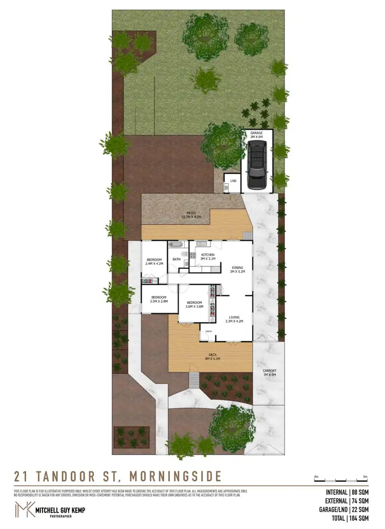 Floorplan of Homely house listing, 21 Tandoor Street, Morningside QLD 4170