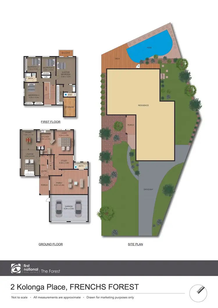 Floorplan of Homely house listing, 2 Kolonga Place, Frenchs Forest NSW 2086