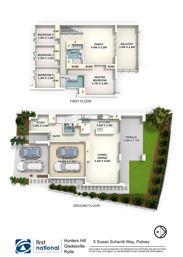 Floorplan of Homely house listing, 5 Susan Schardt Way, Ryde NSW 2112