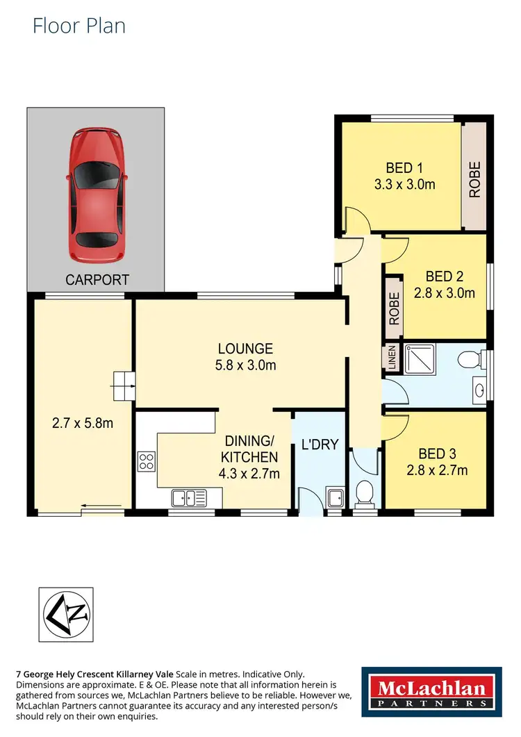 Floorplan of Homely house listing, 7 George Hely Crescent, Killarney Vale NSW 2261