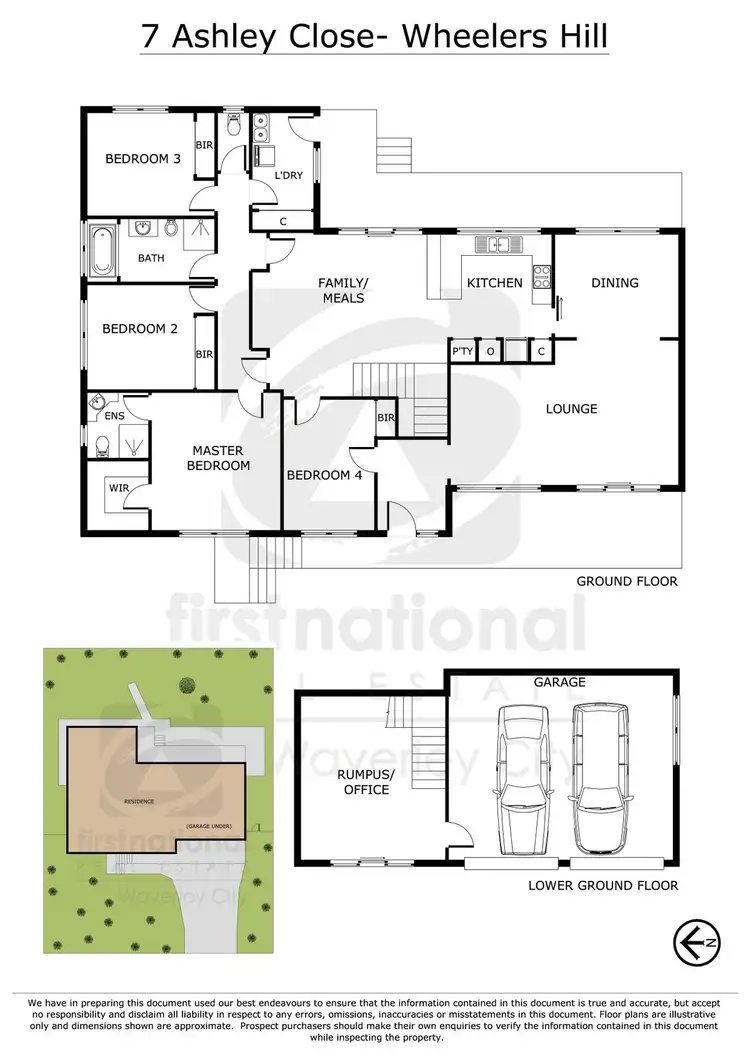 Floorplan of Homely house listing, 7 Ashley Close, Wheelers Hill VIC 3150