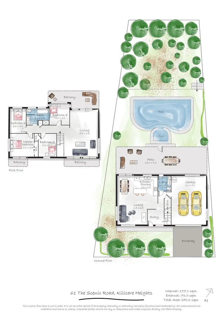 Floorplan of Homely house listing, 61 The Scenic Road, Killcare Heights NSW 2257