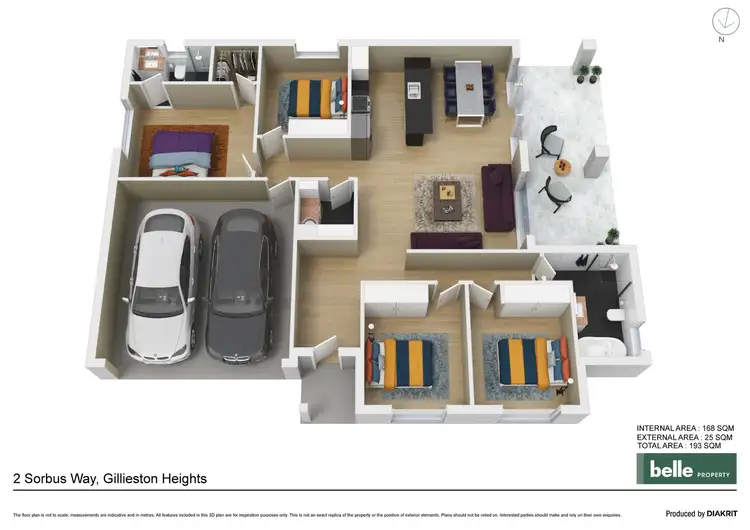 Floorplan of Homely house listing, 2 Sorbus Way, Gillieston Heights NSW 2321