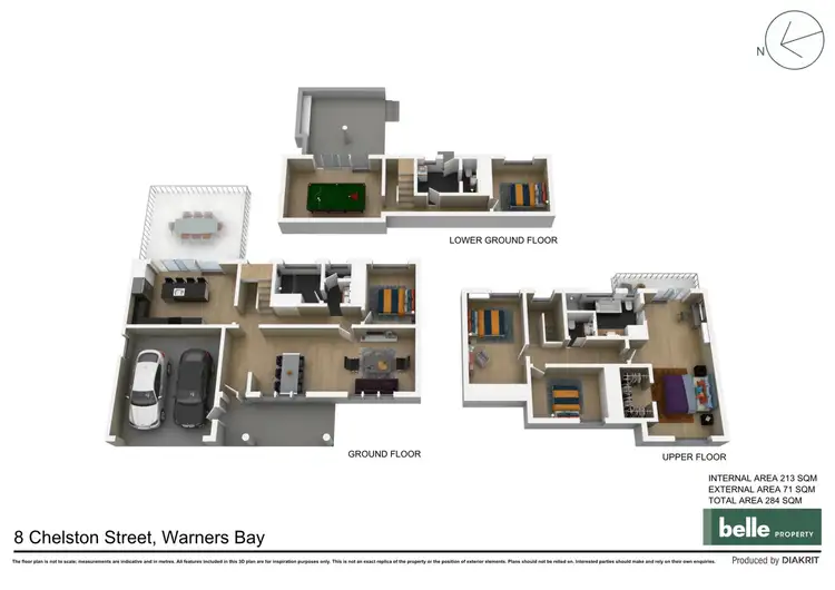 Floorplan of Homely house listing, 8 Chelston Street, Warners Bay NSW 2282
