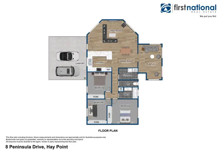 Floorplan of Homely house listing, 8 Peninsula Drive, Hay Point QLD 4740