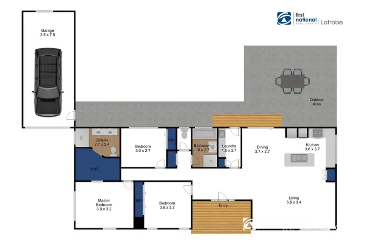 Floorplan of Homely house listing, 56 Queen Street, Rosedale VIC 3847
