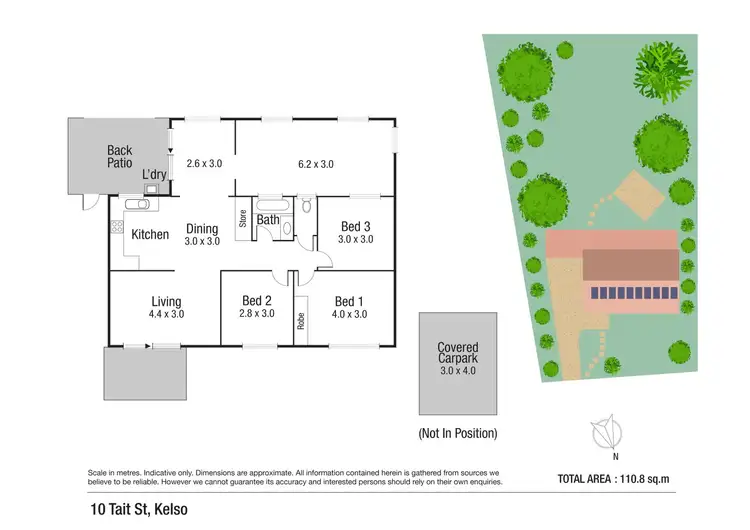 Floorplan of Homely house listing, 10 Tait Street, Kelso QLD 4815