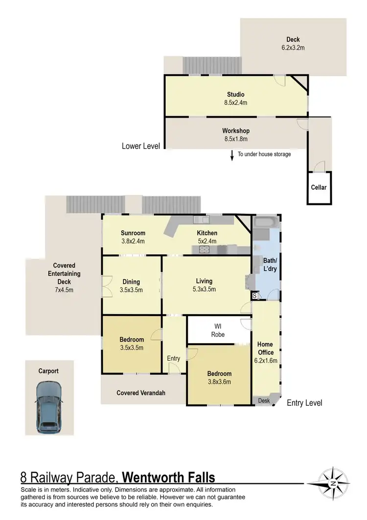 Floorplan of Homely house listing, 8 Railway Parade, Wentworth Falls NSW 2782