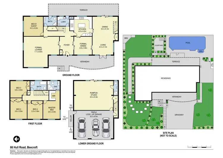Floorplan of Homely house listing, 66 Hull Road, Beecroft NSW 2119