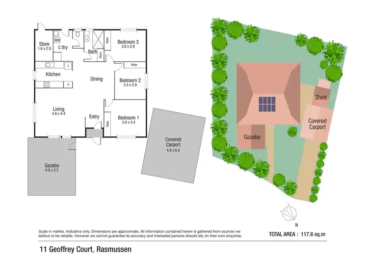 Floorplan of Homely house listing, 11 Geoffrey Court, Rasmussen QLD 4815