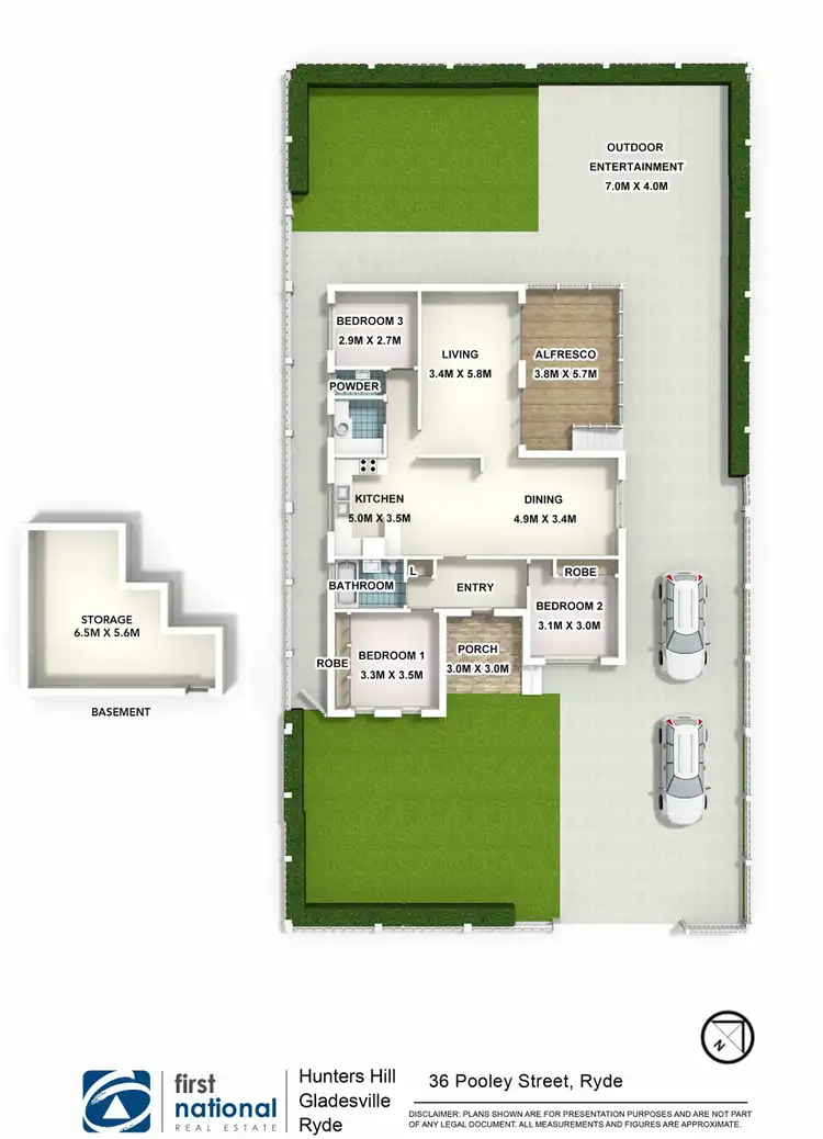 Floorplan of Homely house listing, 36 Pooley Street, Ryde NSW 2112