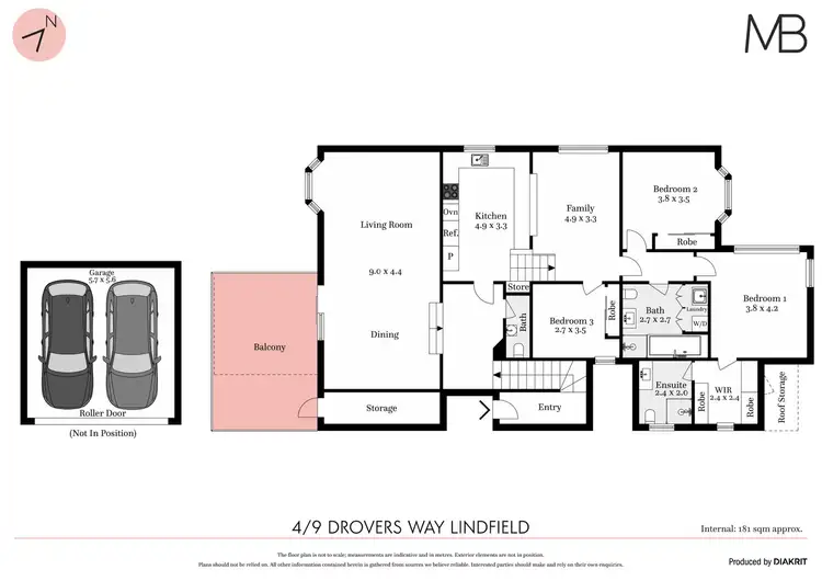 Floorplan of Homely unit listing, 4/9 Drovers Way, Lindfield NSW 2070