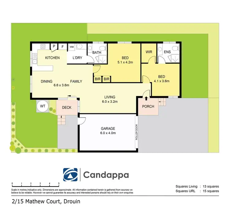 Floorplan of Homely townhouse listing, 2/15 Mathew Court, Drouin VIC 3818