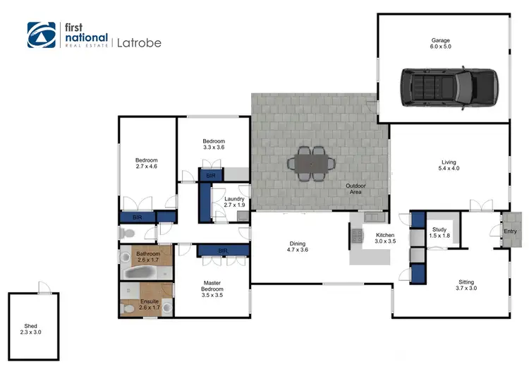 Floorplan of Homely house listing, 30 Wirilda Crescent, Traralgon VIC 3844