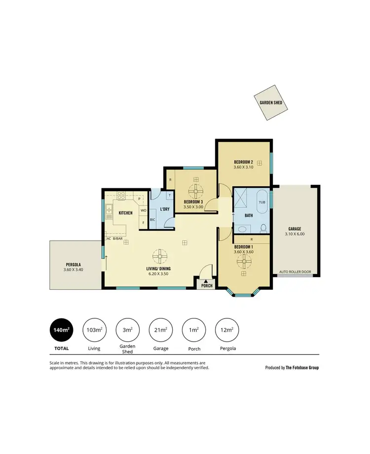 Floorplan of Homely house listing, 8 Fulton Street, Glenelg North SA 5045