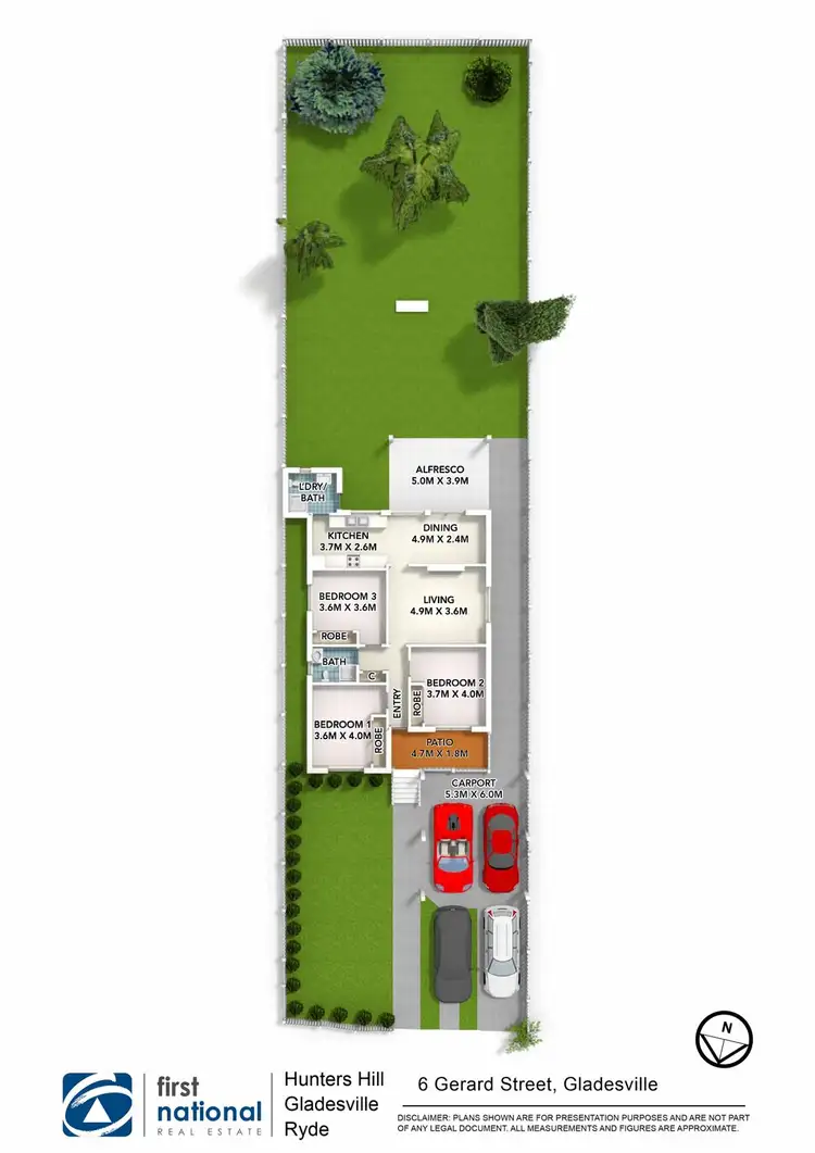 Floorplan of Homely house listing, 6 Gerard Street, Gladesville NSW 2111