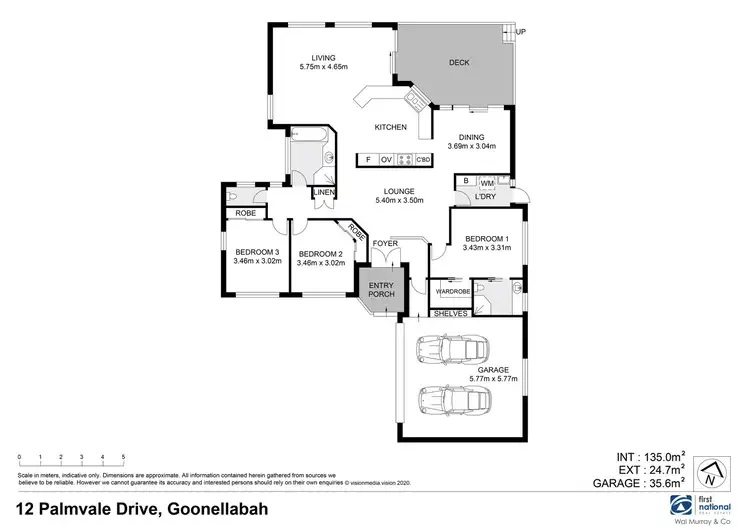 Floorplan of Homely house listing, 12 Palmvale Drive, Goonellabah NSW 2480