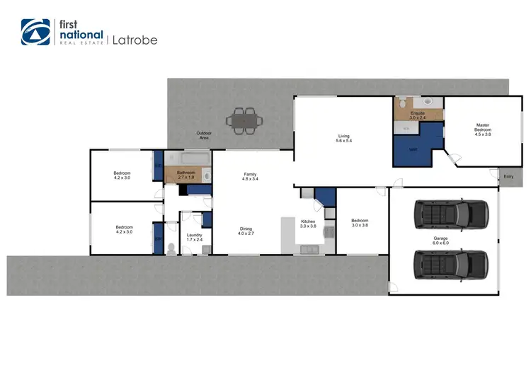 Floorplan of Homely house listing, 113 Breed Street, Traralgon VIC 3844