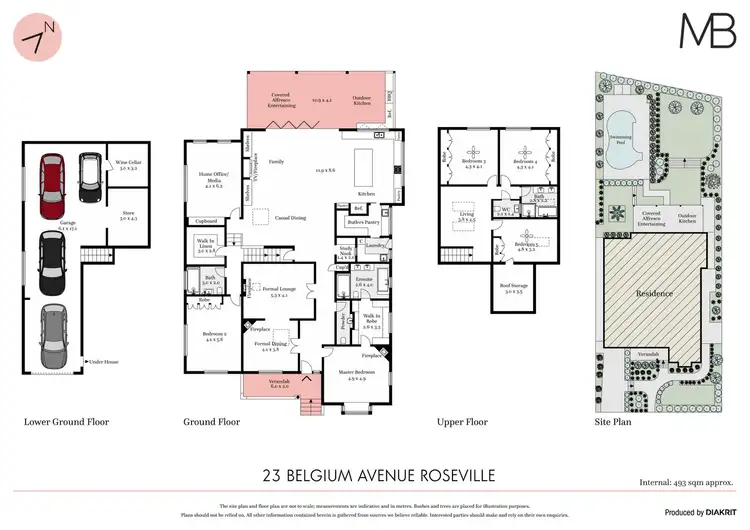 Floorplan of Homely house listing, 23 Belgium Avenue, Roseville NSW 2069