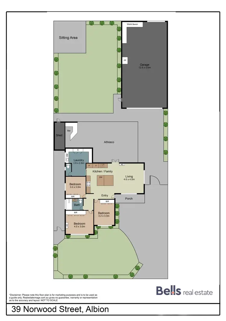 Floorplan of Homely house listing, 39 Norwood Street, Albion VIC 3020