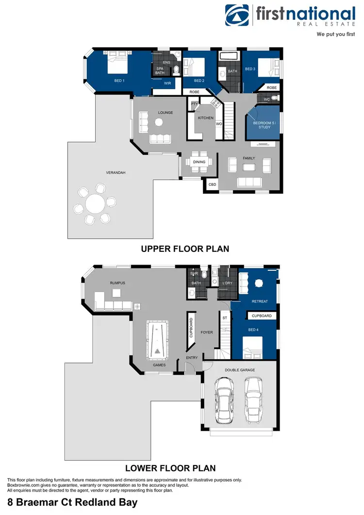 Floorplan of Homely house listing, 8 Braemar Court, Redland Bay QLD 4165
