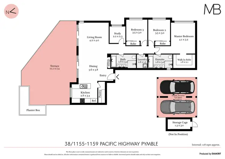 Floorplan of Homely apartment listing, 38/1155-1159 Pacific Highway, Pymble NSW 2073