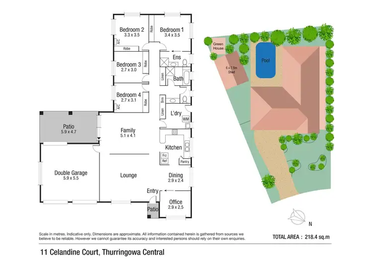 Floorplan of Homely house listing, 11 Celandine Court, Thuringowa Central QLD 4817