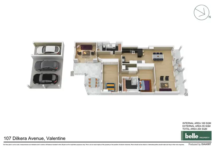 Floorplan of Homely house listing, 107 Dilkera Avenue, Valentine NSW 2280