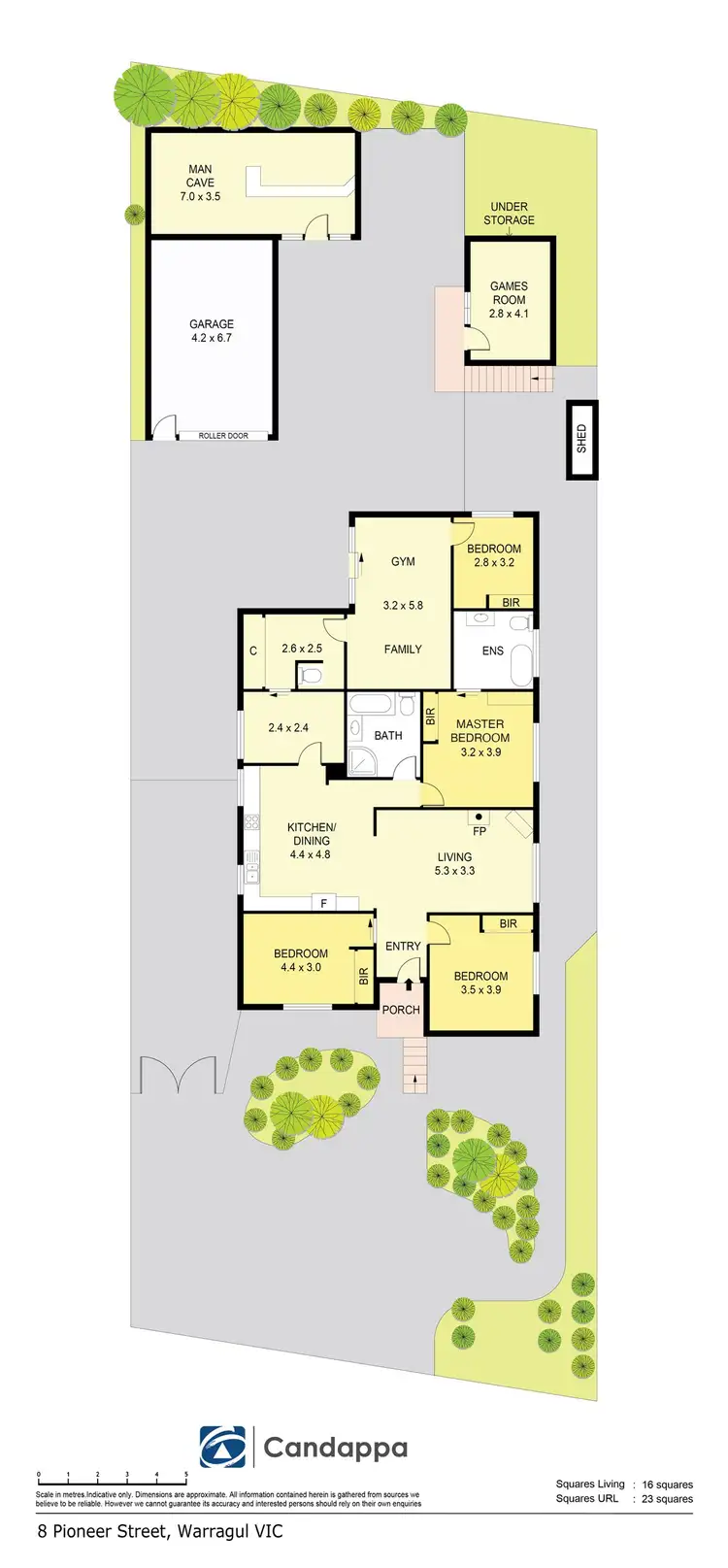 Floorplan of Homely house listing, 8 Pioneer Street, Warragul VIC 3820