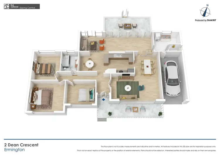 Floorplan of Homely house listing, 2 Dean Crescent, Ermington NSW 2115