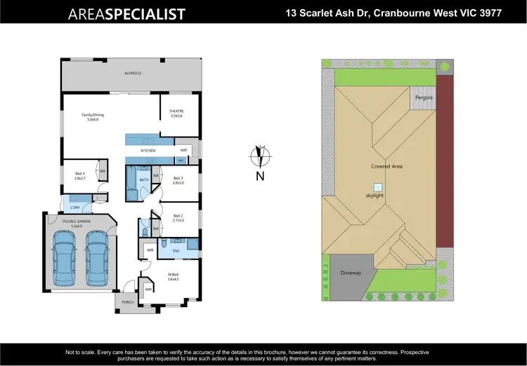 Floorplan of Homely house listing, 13 Scarlet Ash Drive, Cranbourne West VIC 3977