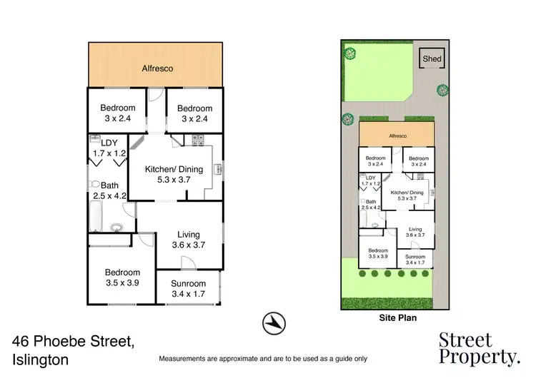 Floorplan of Homely house listing, 46 Phoebe Street, Islington NSW 2296