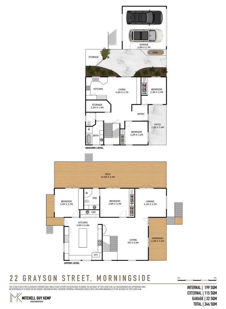 Floorplan of Homely house listing, 22 Grayson Street, Morningside QLD 4170