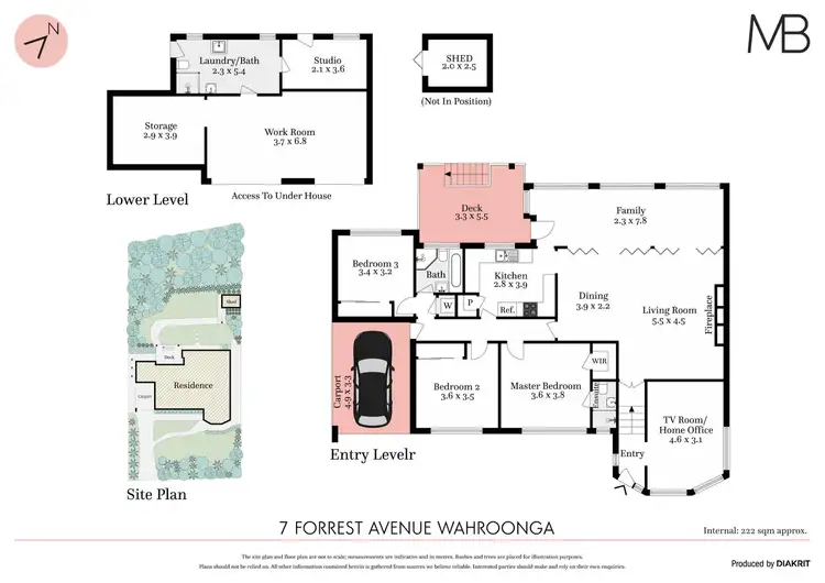 Floorplan of Homely house listing, 7 Forrest Avenue, Wahroonga NSW 2076