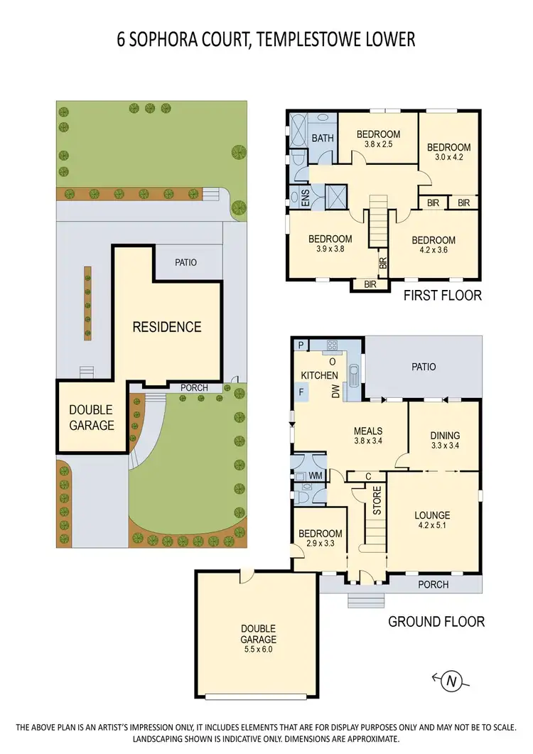Floorplan of Homely house listing, 6 Sophora Court, Templestowe Lower VIC 3107